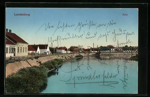 AK Lundenburg, Partie mit Zeile