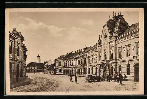 AK Pohrlitz, Partie am Stadtplatz