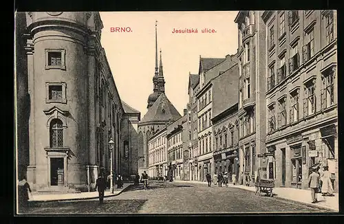 AK Brünn / Brno, Jesuitská ulice