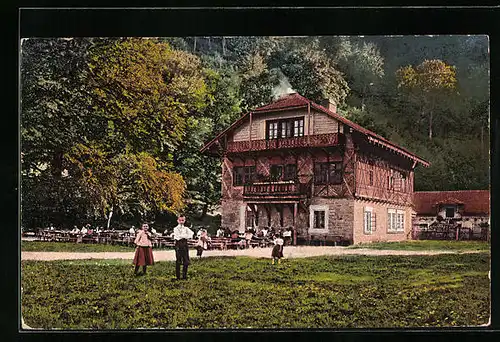 AK Josefstal, Gasthaus Schweizerhütte