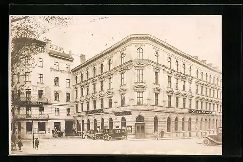 AK Brünn / Brno, Hotel Slavia