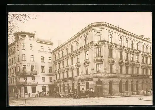 AK Brünn / Brno, Hotel Slavie