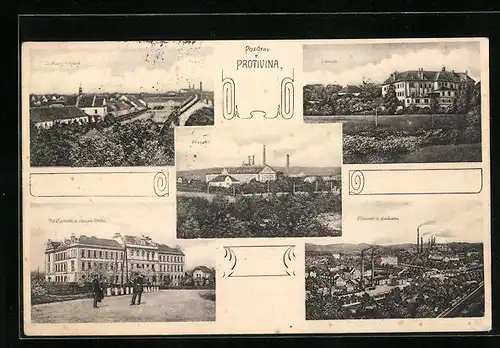AK Protivin, Zámek, Mestanská a obecná skola, Pivovar a Sladovna
