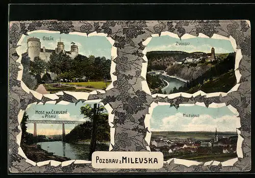 AK Milevsko, Most na Cervené, Zvikov, Orlik