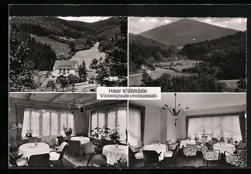 AK Wiemeringhausen / Hochsauerland, Hotel-Restaurant Haus Wildenstein, Totalansicht