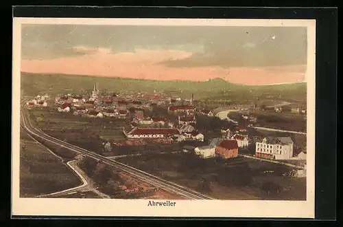 AK Ahrweiler, Panoramablick aus der Luft