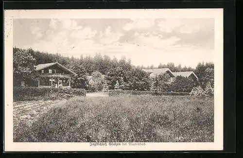 AK Marienbad, Jagdschloss Glatzen