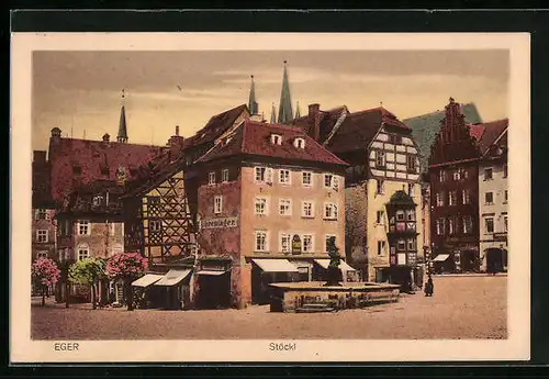 AK Eger, Teilansicht mit Stöckl