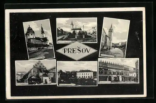 AK Presov, Mehrfachansichten der Stadt