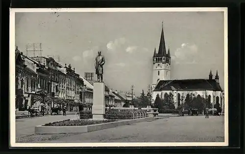 AK Presov, Masarýková ul. a Pomnik presid