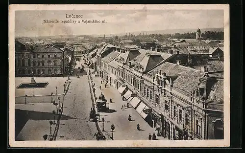 AK Lucenec, Námestie republiky a Vajanského ul.