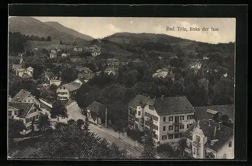 AK Bad Tölz, Panoramablick aus der Vogelschau