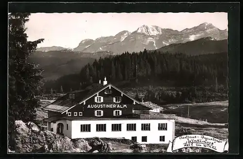 AK Reit im Winkl, Alpengasthof Augustiner Alm