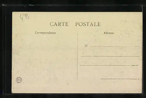 AK Ressons-sur-Matz, Route de la Neuville