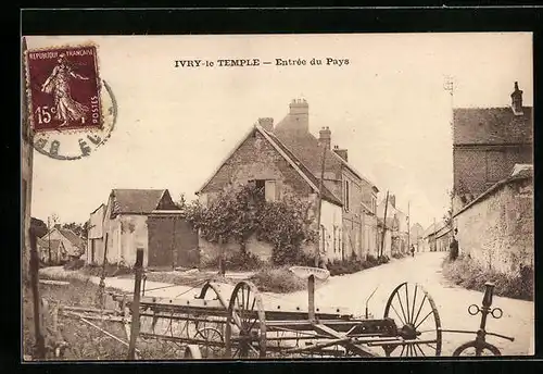 AK Ivry-le-Temple, Entrée du Pays