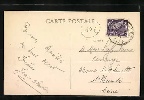 AK Pont-l'Éveque, la Rue de l'Église