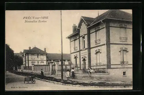AK Précy-sur-Oise, Nouvelles Ecoles