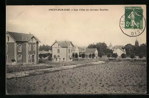 AK Précy-sur-Oise, les Villas du nouveau Quartier