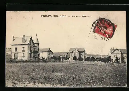 AK Précy-sur-Oise, Nouveaux Quartiers