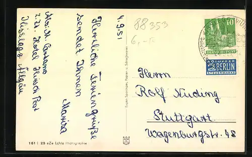 AK Kisslegg / Allgäu, am Rathaus