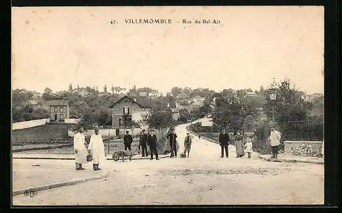 AK Villemomble, Rue du Bel-Air