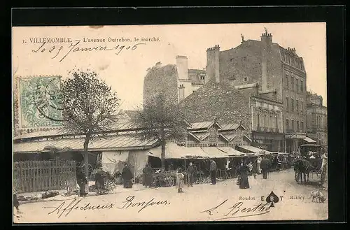 AK Villemomble, L`Avenue Outrebon, Le Marche