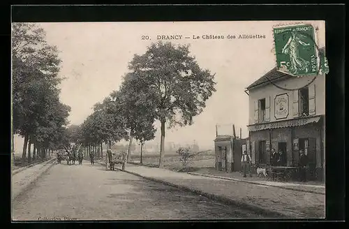 AK Drancy, Le Chateau des Allouettes