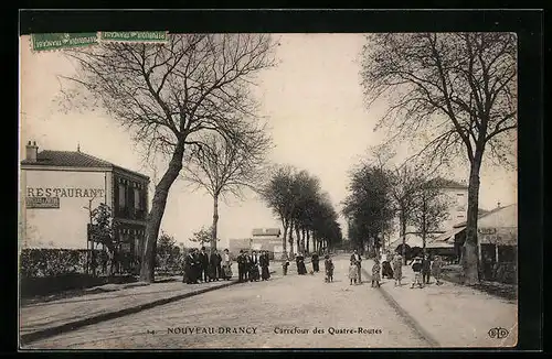 AK Nouveau Drancy, Carrefour des Quatre-Routes