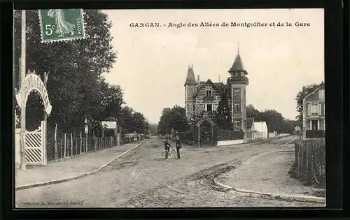 AK Gargan, Angle des Allees de Montgolfier et de la Gare