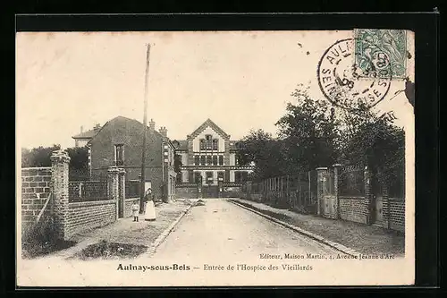 AK Alnay-sous-Bois, Entree de l`Hospice des Vieillards