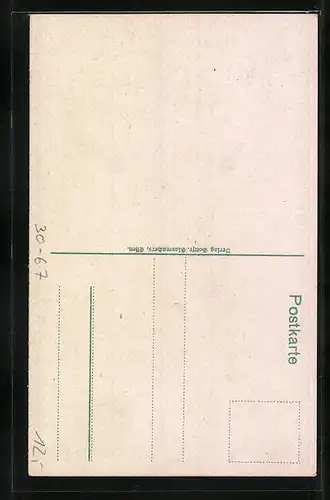 AK Berlin, Kriegswahrzeichen zum Besten des Jugenddanks für Kriegsbeschädigt der 253. Gemeindeschule, Helm, Nagelung