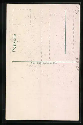 AK Berlin, Wahrzeichen zum Besten des Jugenddanks für Kriegsbeschädigt der 253. Gemeindeschule, Eichenlaub, Nagelung