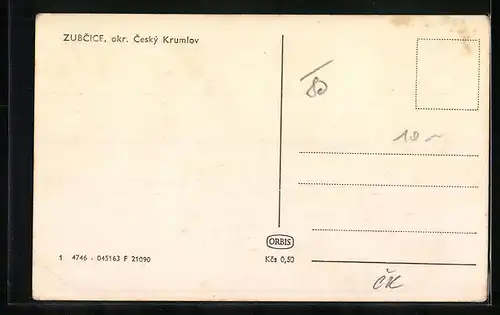 AK Zubcice, okr. Cesky Krumlov, Celkovy Pohled
