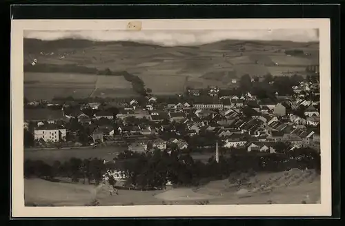 AK Volyne na Sumave, Blick hinab auf die gesamte Stadt