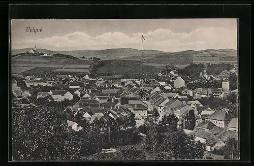 AK Volyne na Sumave, Blick über die Dächer der Stadt