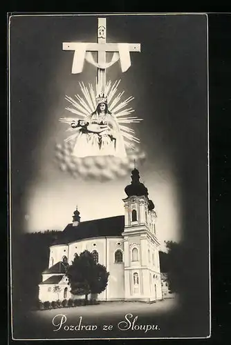 AK Sloup, Kirche und Gnadenbild