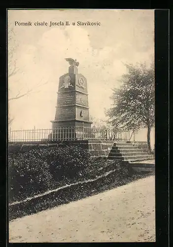 AK Slavikovice, Pomnik cisare Josefa II.