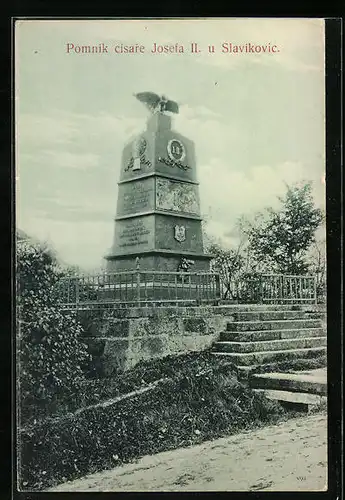AK Slavikovice, Pomnik cisare Josefa II.