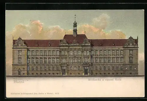 AK Blatna, Mestanska a obecna skola