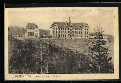 AK Lüdenscheid, Blick auf das Sanatorium B. Hellersen