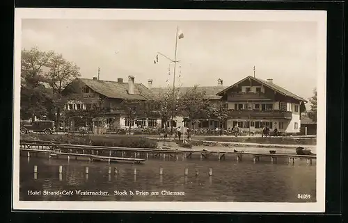 AK Stock am Chiemsee, Hotel Strand-Cafe Westernacher