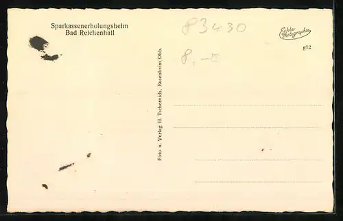 AK Bad Reichenhall, vor dem Sparkassenerholungsheim