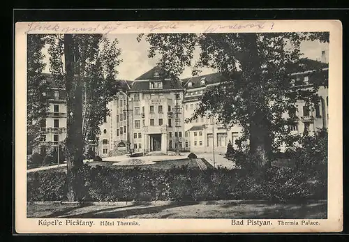 AK Kupel`e Piestany, Hôtel Thermia