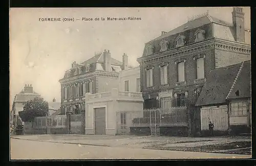 AK Formerie, Place de la Mare-aux-Raines