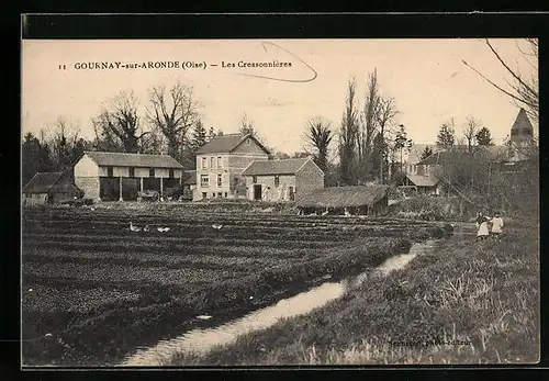 AK Gournay-sur-Aronde, Les Cressonnières