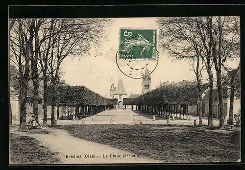 AK Bresles, La Place 1re vue