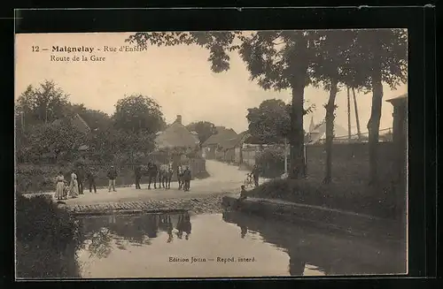 AK Maignelay, Rue d`Enfer, Route de la Gare