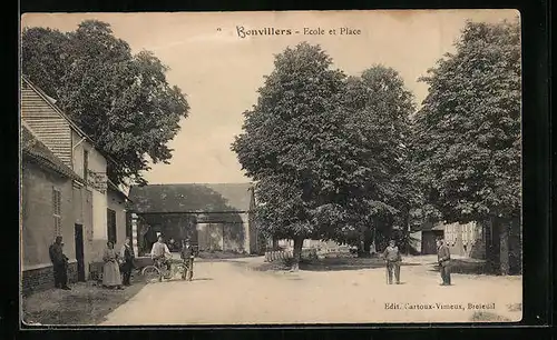 AK Bonvillers, Ecole et Place