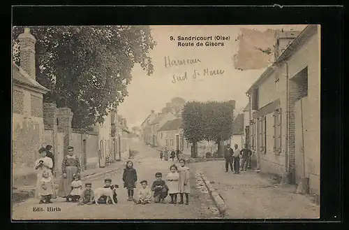 AK Sandricourt, Route de Gisors