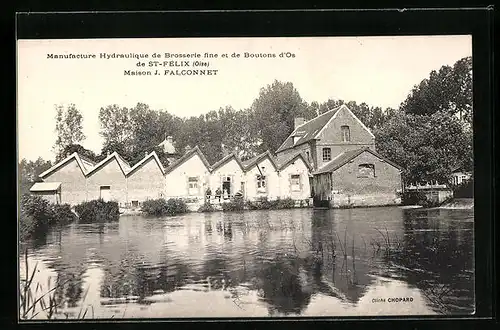 AK St-Félix, Maison J. Falconnet, Manufacture Hydraulique de Brosserie fine et de Boutons d`Os